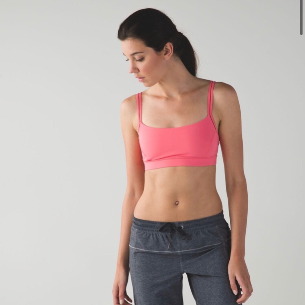 Straight up bra in pink lemonade
